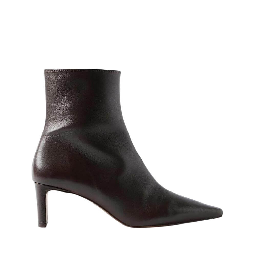 Mint Velvet Macy Brown Heeled Ankle Boots